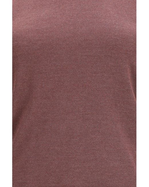 Brunello Cucinelli Purple Sparkling Knit Tank Top