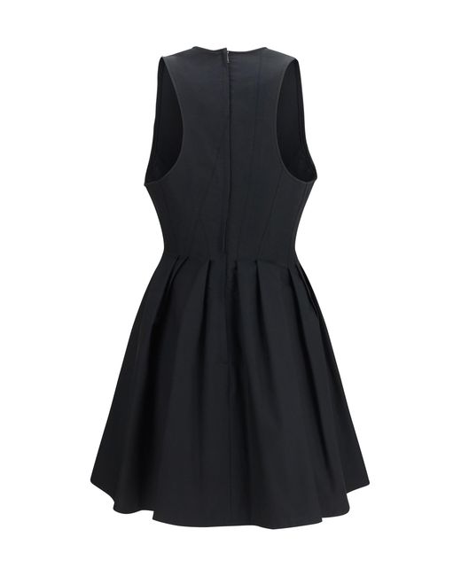 Max Mara Black Dress Sleeveless Cotton