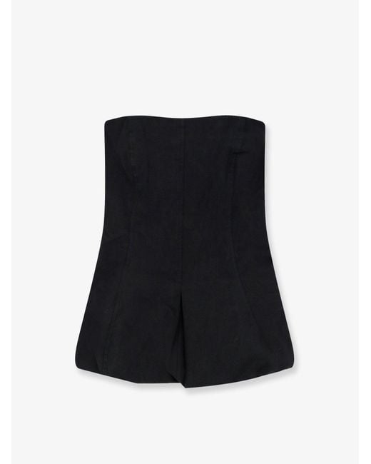 LAMRONS Black Top Cotton-Silk Blend