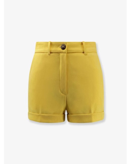 Elisabetta Franchi Yellow Events Shorts