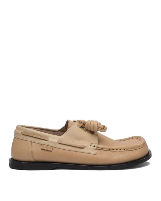 Loewe Brown "Campo" Laced Loafers for men