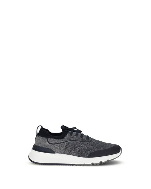 Brunello Cucinelli Blue Sneakers for men