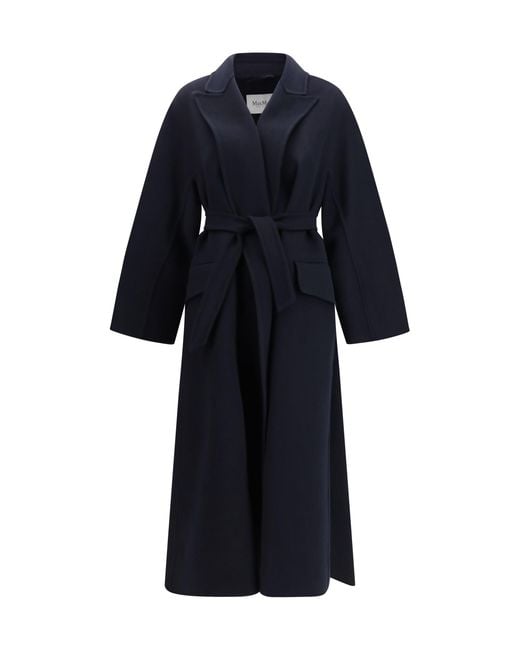 Max Mara Blue Mxmcesto Coat