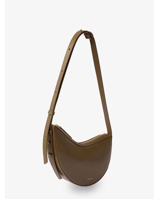 Soeur White Wino Mini Leather Crossbody Bag