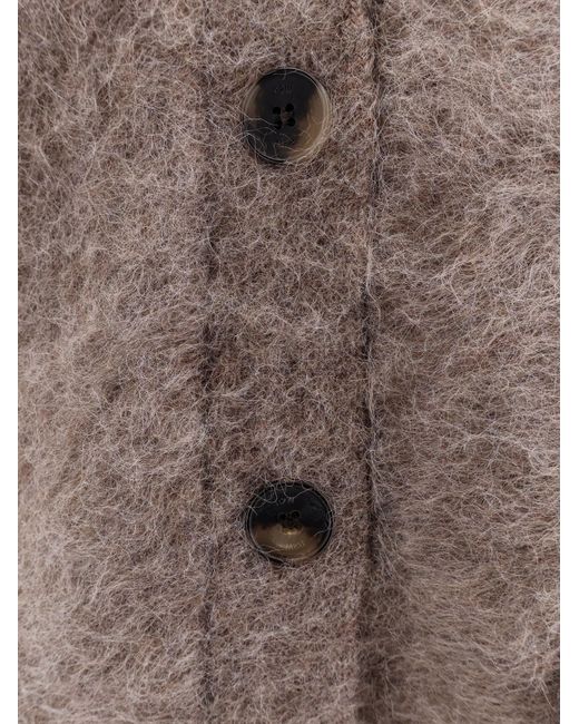 R2W Brown Alpaca Blend Cardigan