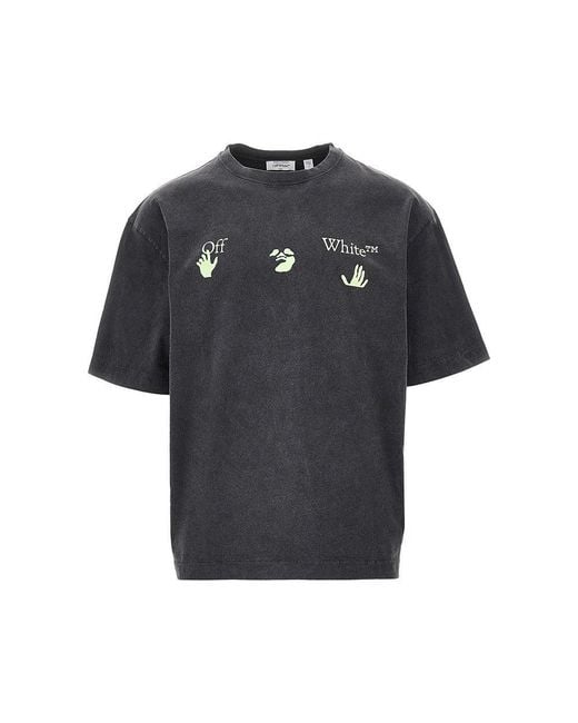 Off-White c/o Virgil Abloh Black 'Bacco Arrow' Cotton T-Shirt for men