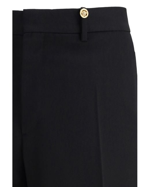 Versace Black Formal Wool Pants for men