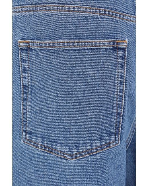 Loewe Blue Anagram Baggy Jeans