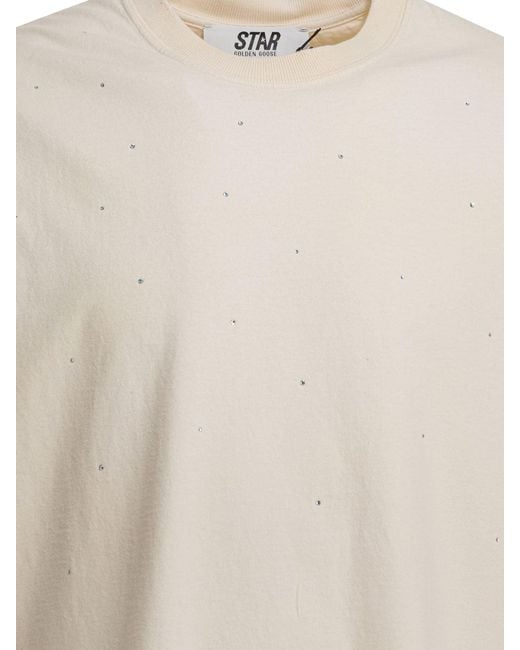 Golden Goose Deluxe Brand White "star" T-shirt for men
