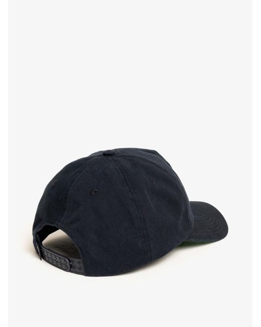 Stussy Blue Big Stock Mid Depth Cap for men