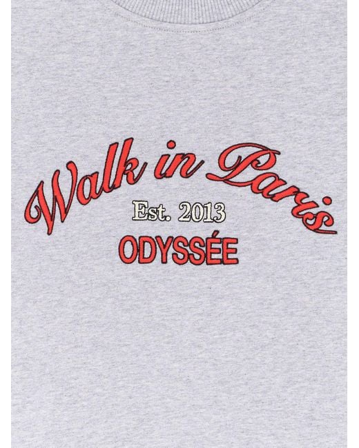 Walk In Paris White Sweatshirt