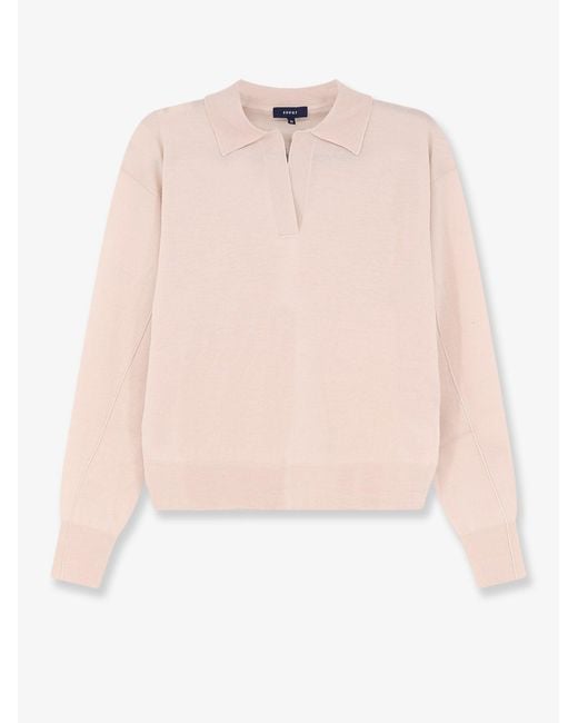 Soeur Pink Fleming Merino Wool Sweater