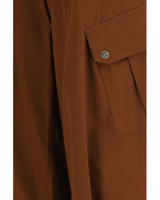 Pinko Brown Trousers Rosalín Cotton
