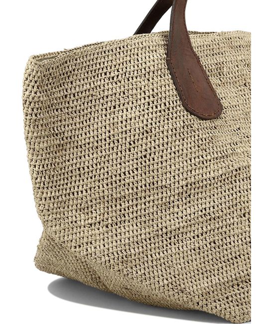 IBELIV Natural Tokyo Iitea Raffia Handbag