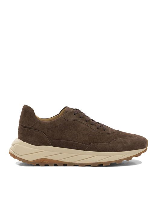 Henderson Brown Shark Suede Sneakers for men