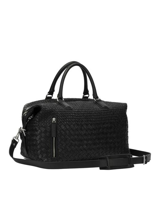Officine Creative Black Armor 019 Travel Bag for men