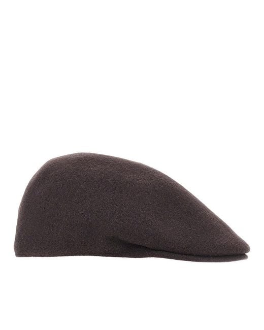 Kangol Black Seamless 507 Wool Cap for men