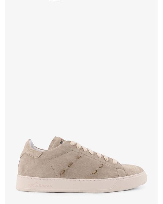 Kiton Multicolor Suede Sneakers for men