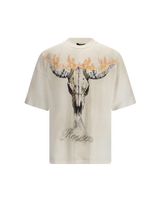 Represent White T-Shirt British Cowboys for men