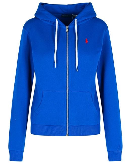 Polo Ralph Lauren Blue Cotton Sweatshirt