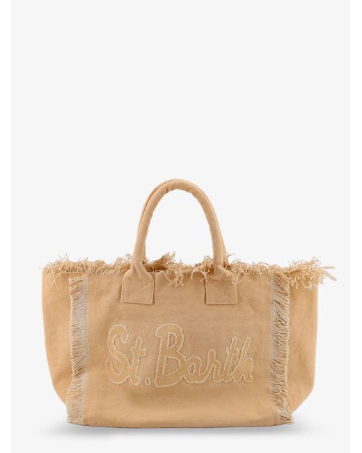 Mc2 Saint Barth Natural Vanity Canvas Shoulder Bag