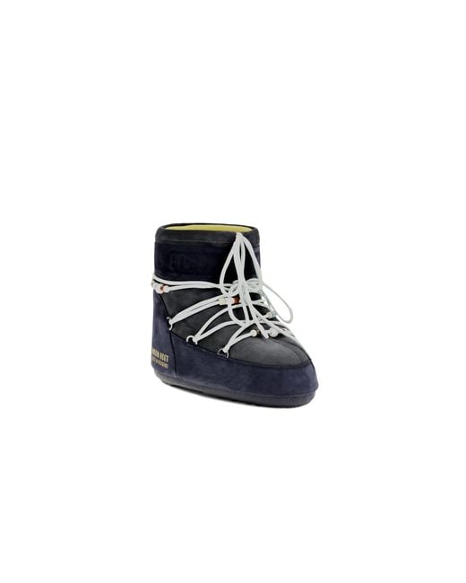 Moon Boot Blue Low Boots Icon