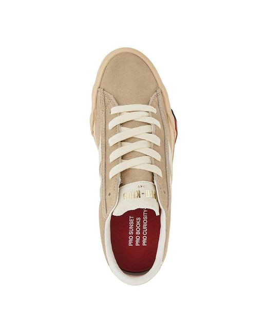 Pro Keds Natural 'Royal Classic' Suede Leather Sneakers