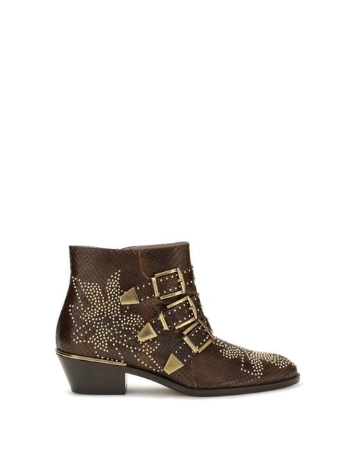 Chloé Brown Chloé Susanna Ankle Boots