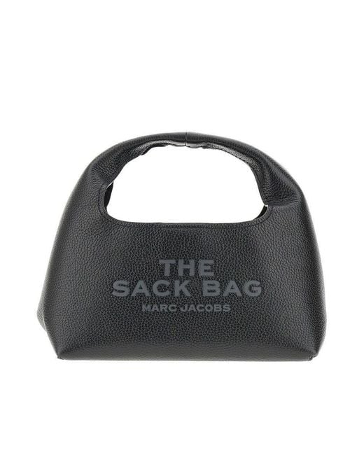 Marc Jacobs Black 'The Cheetah Mini Sack' Leather Bag