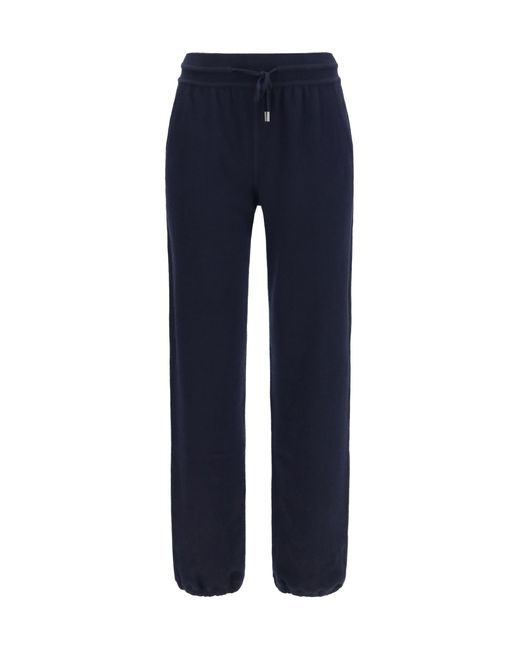 Loro Piana Blue Cashmere Drawstring Pants