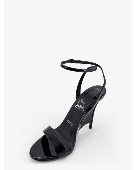 Christian Louboutin White Zeezeenella Leather Sandals