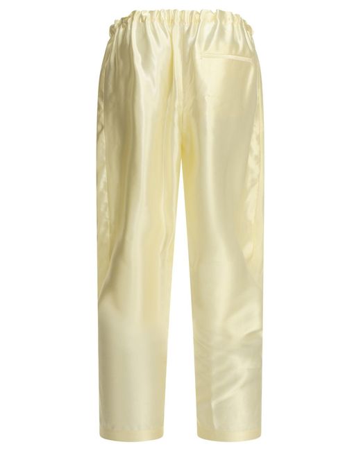 Khaite Yellow "Rohen" Casual Pants