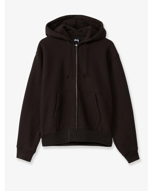 Stussy Black Diamond Cotton Blend Sweatshirt for men