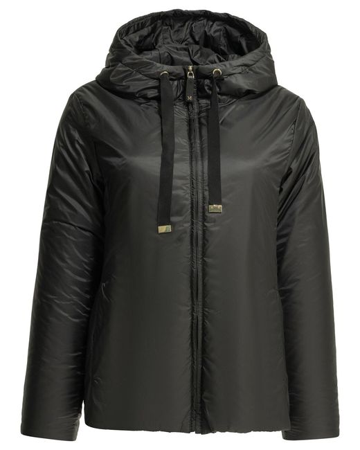 Max Mara Black Water-Repellent Padded Jacket