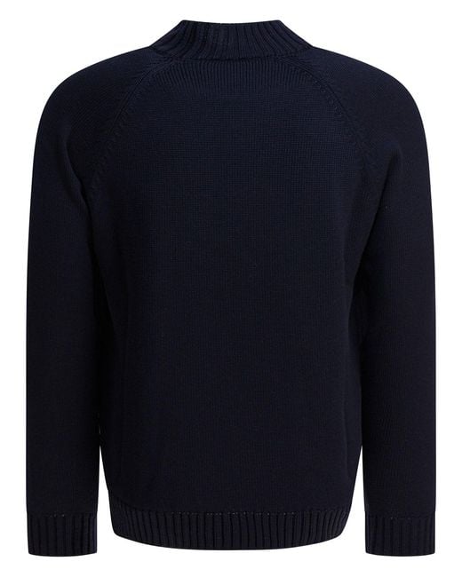 Zanone Blue Knitwear for men