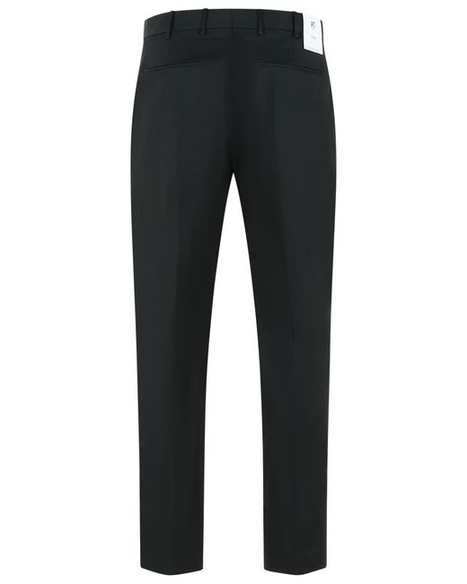 PT01 Gray 'Rebel' Stretch Cotton Pants for men