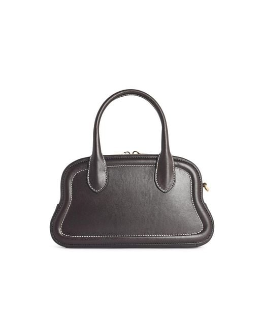 Bally Black Unda' Ebony Garnet Leather Bag