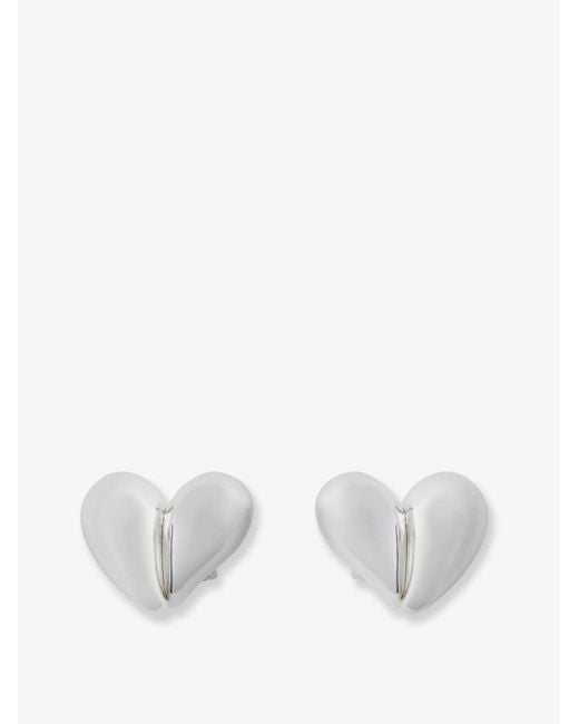 Bottega Veneta White Earrings