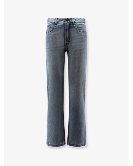 Fendi Blue Jeans Cotone for men