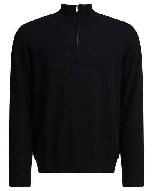 NN07 Black Merino Wool Knitwear for men