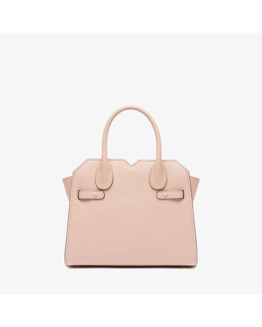 Valextra Pink "Milano" Crossbody Bag Mini