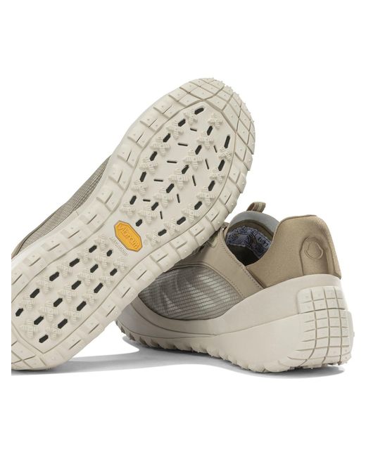Moncler Gray Trailgrip Low-Top Sneakers for men