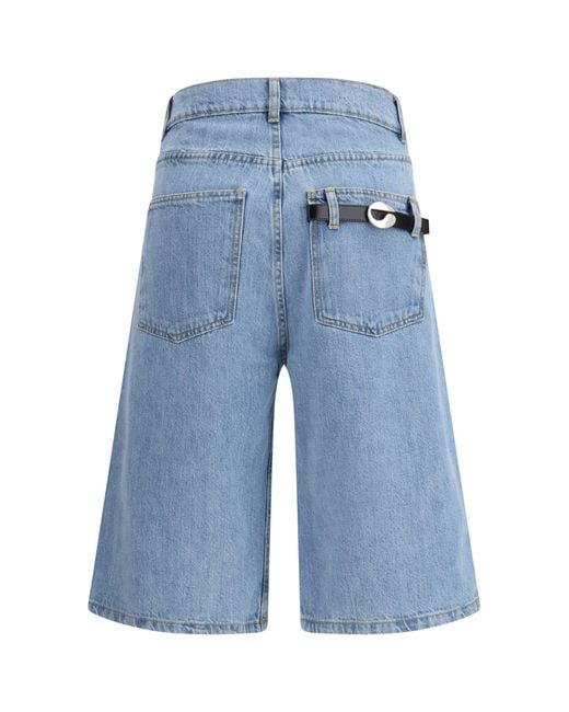 Coperni Blue Denim Shorts