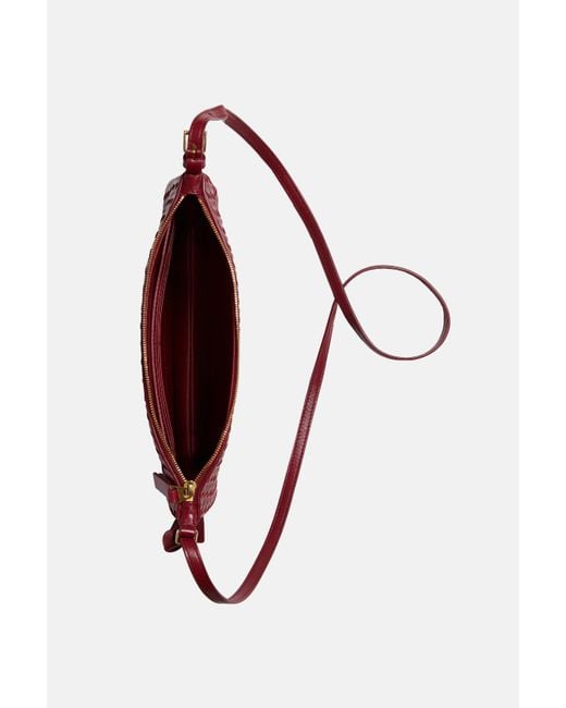 Bottega Veneta Red Gemelli Small Crossbody Bag