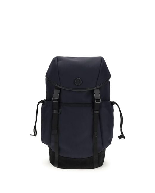 Moncler Blue Tech Backpack for men