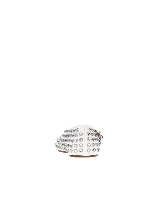 Alaïa White Ballerina Flat
