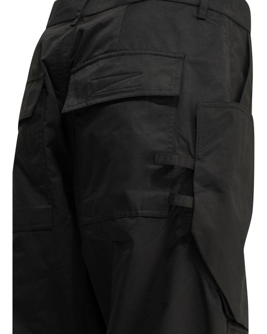 Rick Owens Black "Stefan" Cargo Pants for men