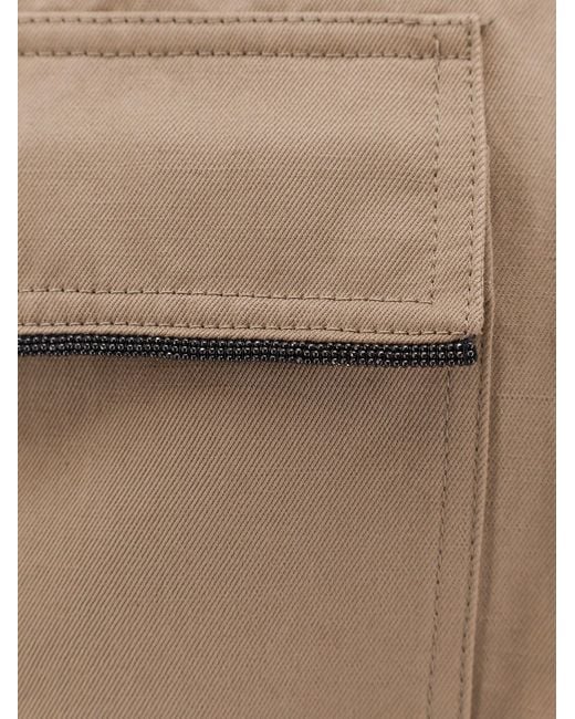Brunello Cucinelli Brown Shirts Cotone