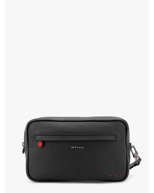 Men's Black Leather Clutch