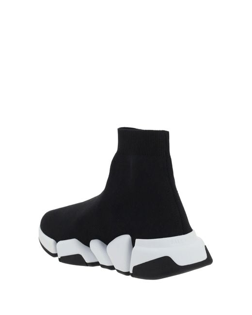 Balenciaga White Speed Sneakers